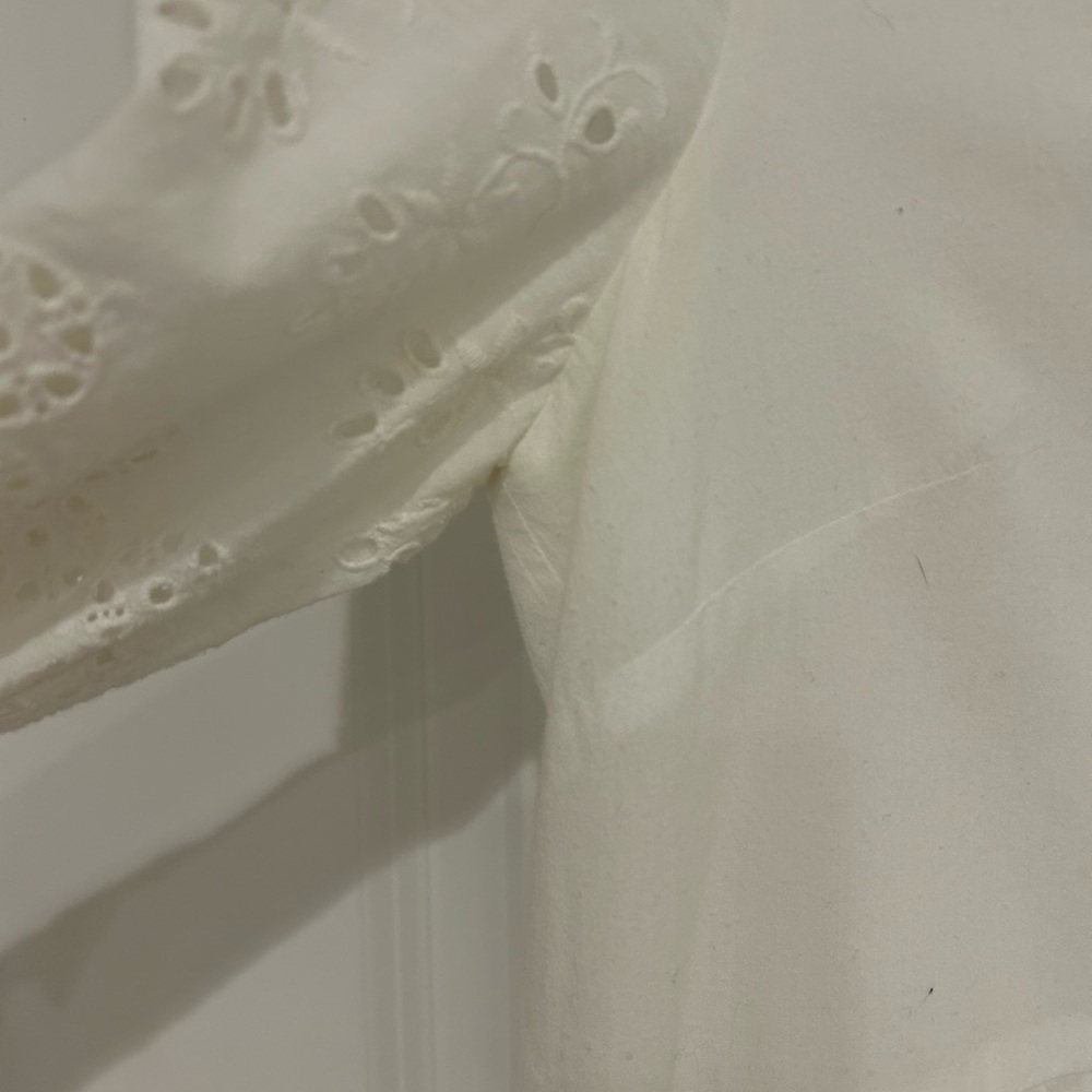 Madewell Eyelet Lattice Dress - Picture 4 of 7